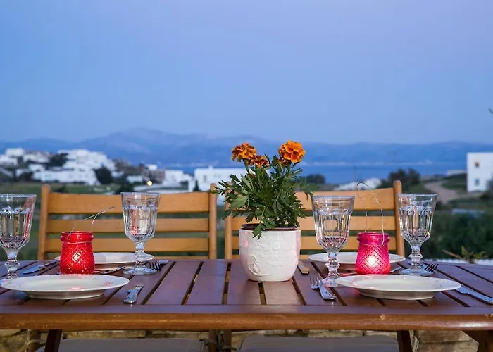 Nyaraló Cycladique Avec Piscine A Debordement Vue Imprenable Sur La