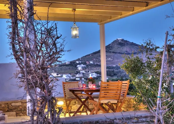 Nyaraló Cycladique Avec Piscine A Debordement Vue Imprenable Sur La
