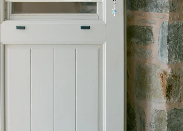 Nyaraló Cycladique Avec Piscine A Debordement Vue Imprenable Sur La Píszo Livádi