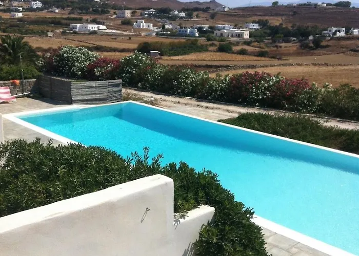 Nyaraló Cycladique Avec Piscine A Debordement Vue Imprenable Sur La